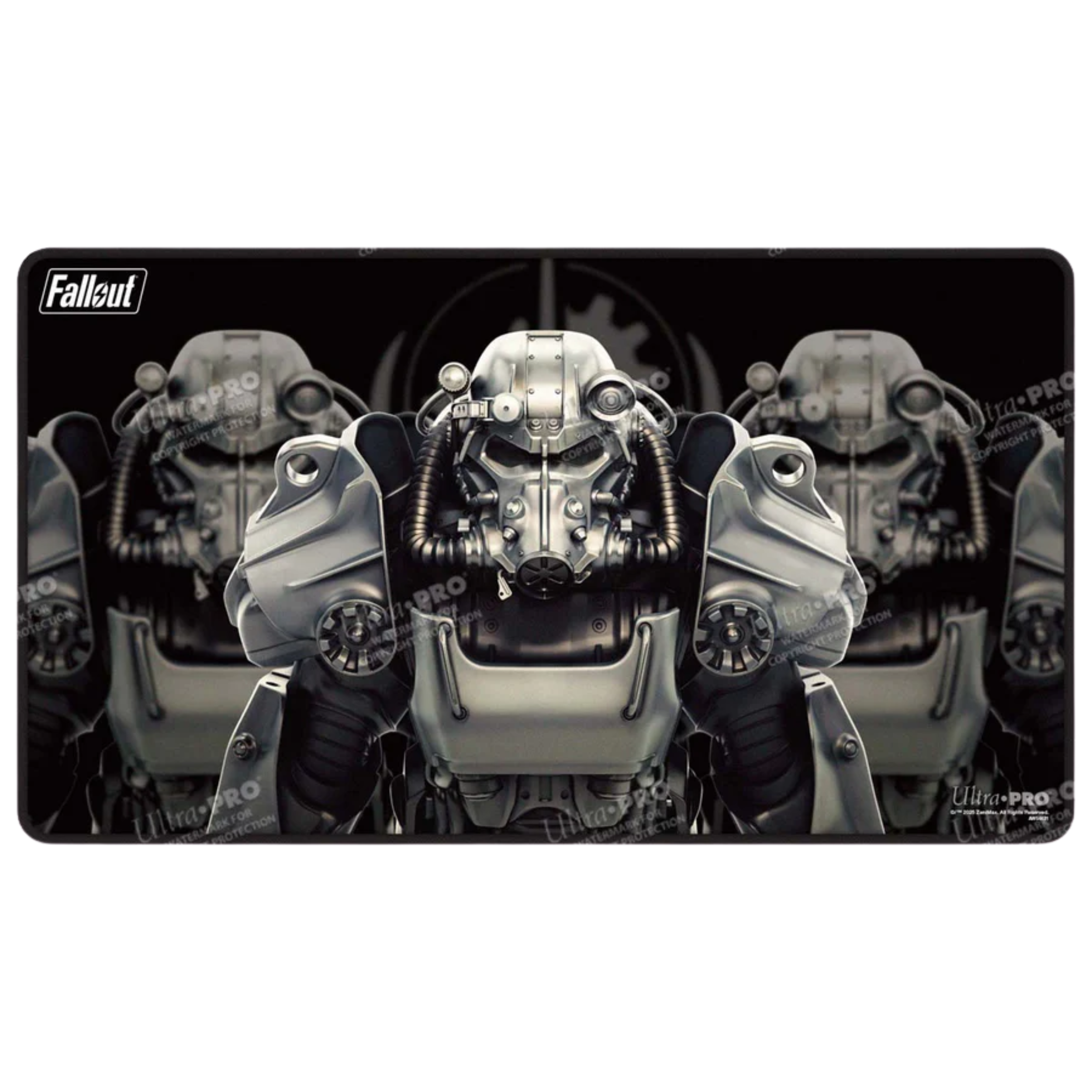 Fallout - Brotherhood of Steel Black Stitched Edge Playmat